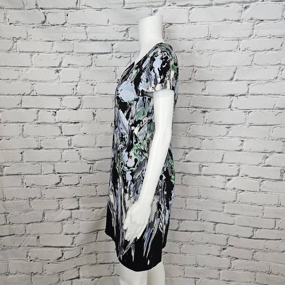 Milly Chloe Brush Stroke Print Sheath Dress - Picture 2 of 7